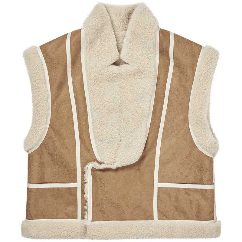Munthe Fikaly Reversible Vest Camel
