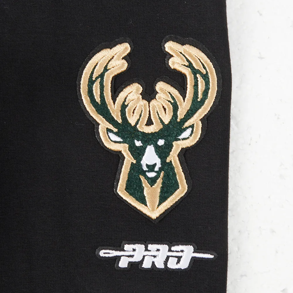 NBA MILWAUKEE BUCKS CLASSIC BIG GIRLS  LEGGING (BLACK)