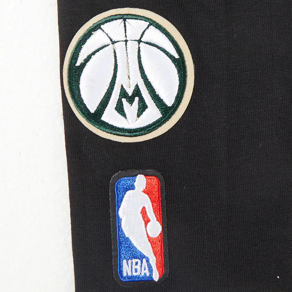 NBA MILWAUKEE BUCKS CLASSIC BIG GIRLS  LEGGING (BLACK)