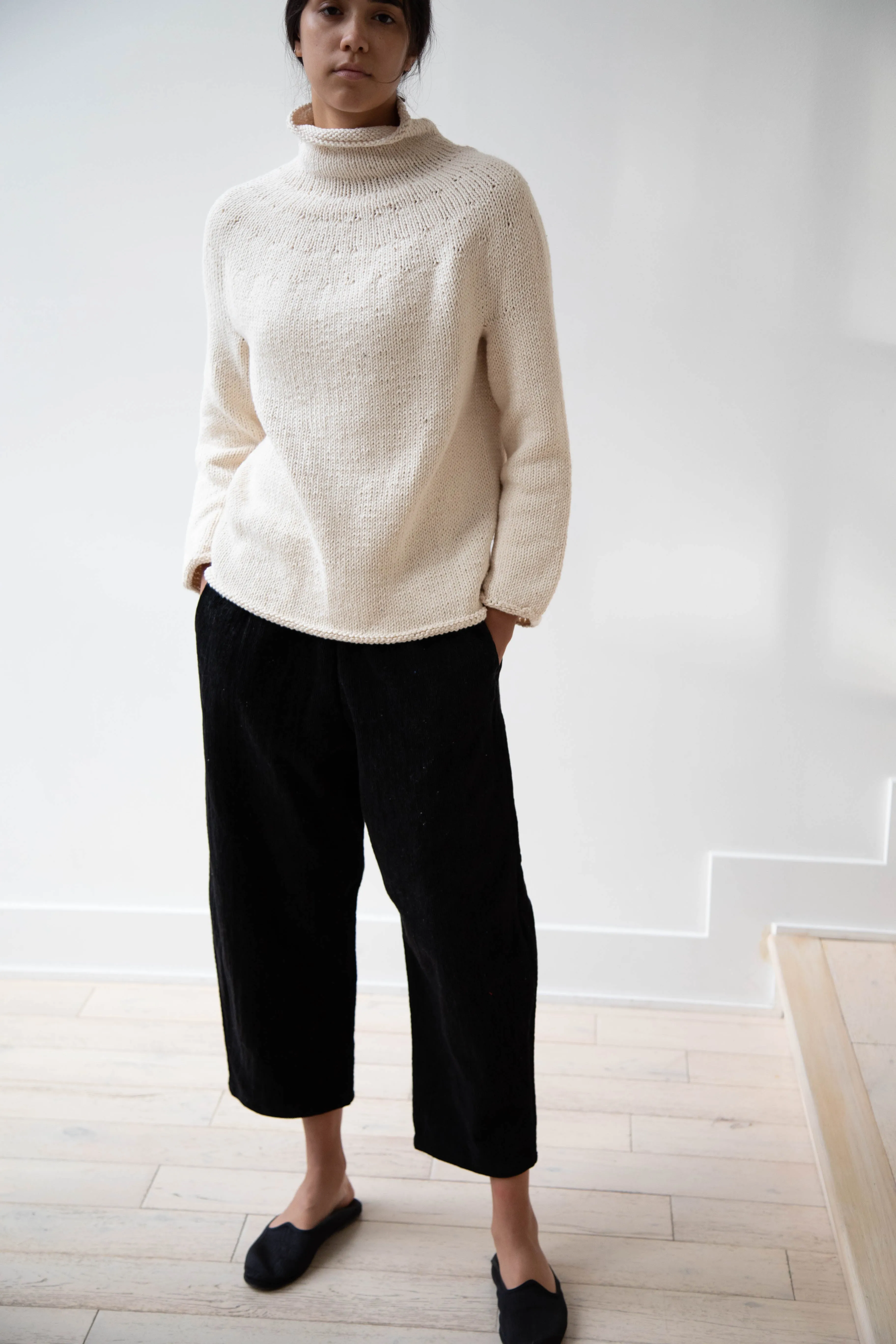 Nitto Café da Manha Sweater in Off White