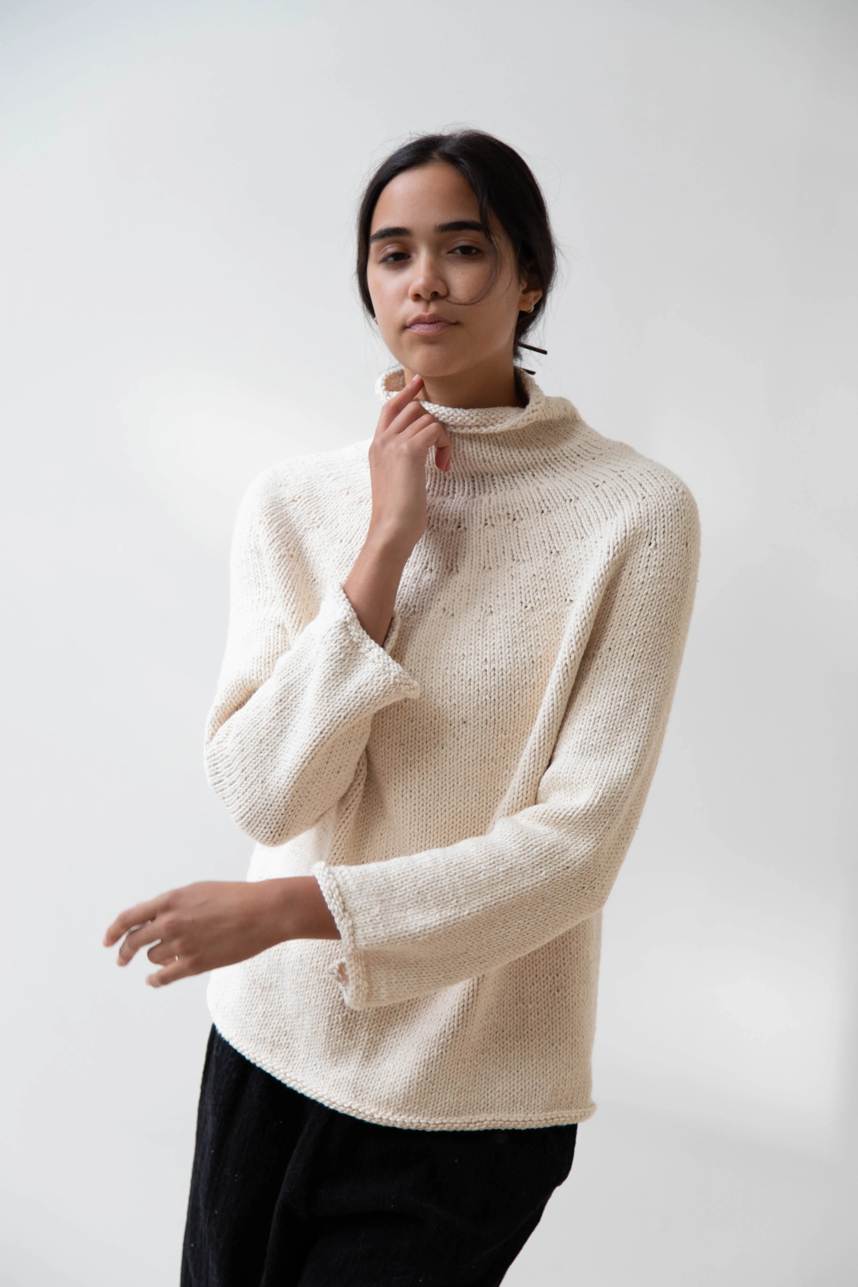 Nitto Café da Manha Sweater in Off White