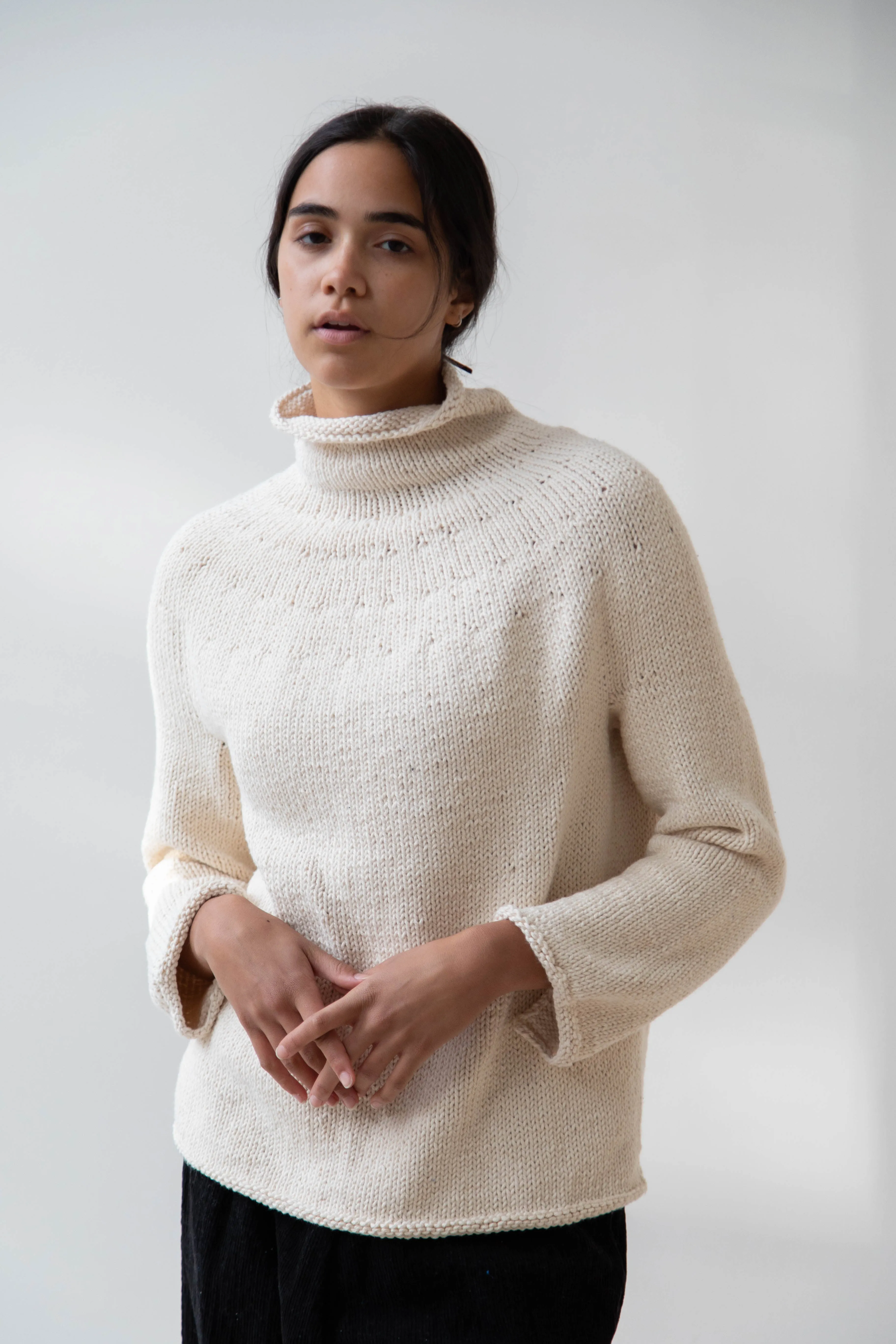 Nitto Café da Manha Sweater in Off White