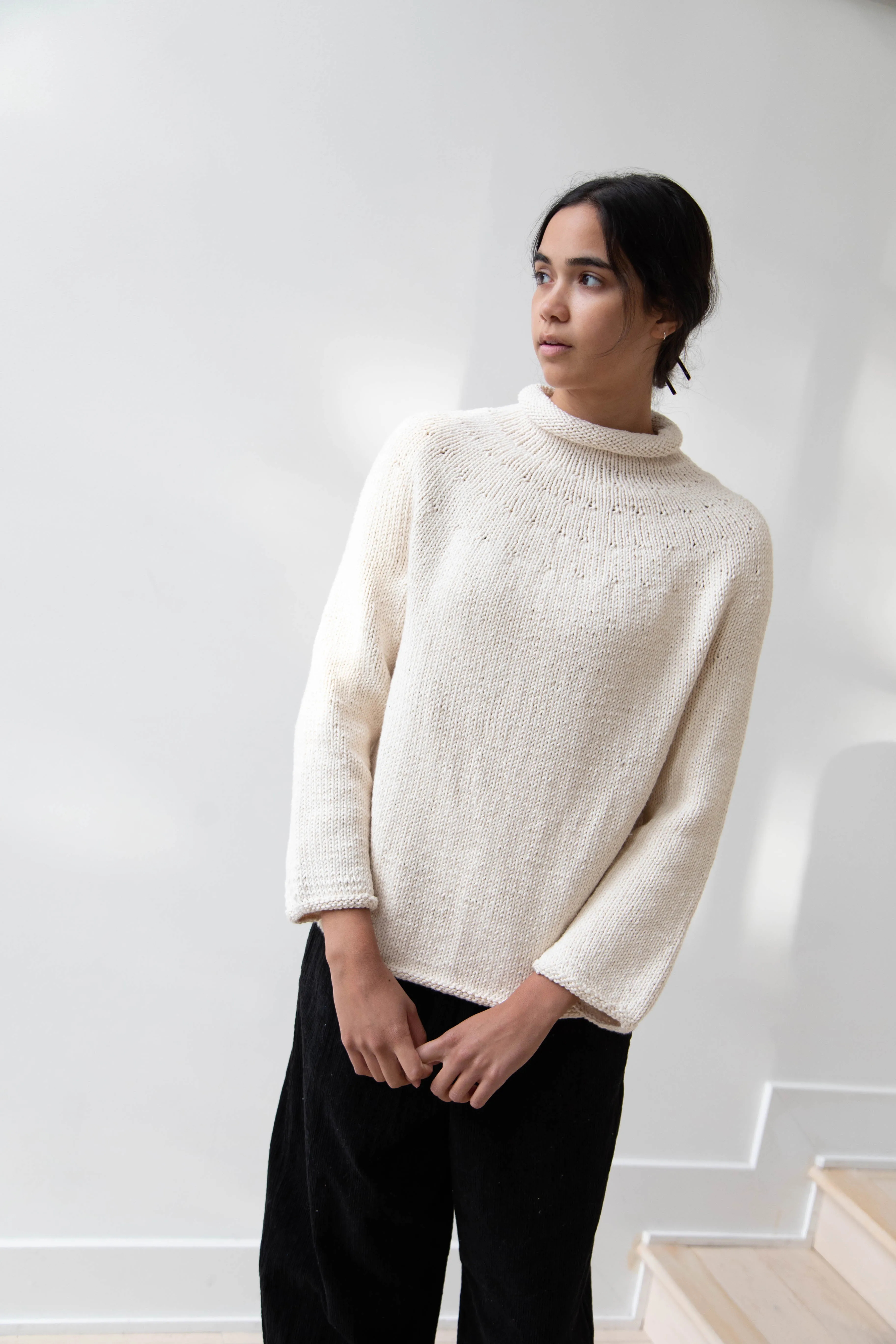 Nitto Café da Manha Sweater in Off White