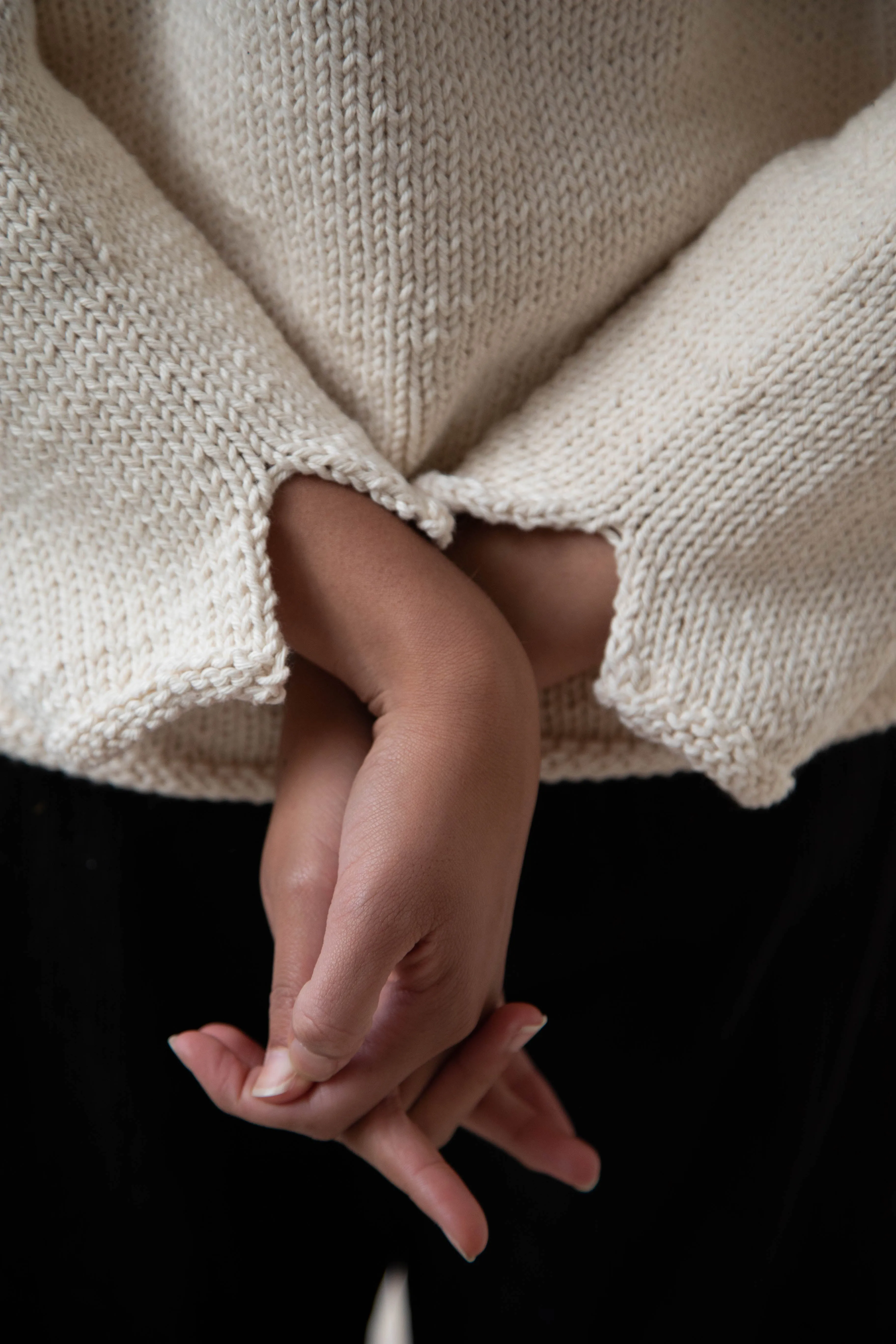 Nitto Café da Manha Sweater in Off White