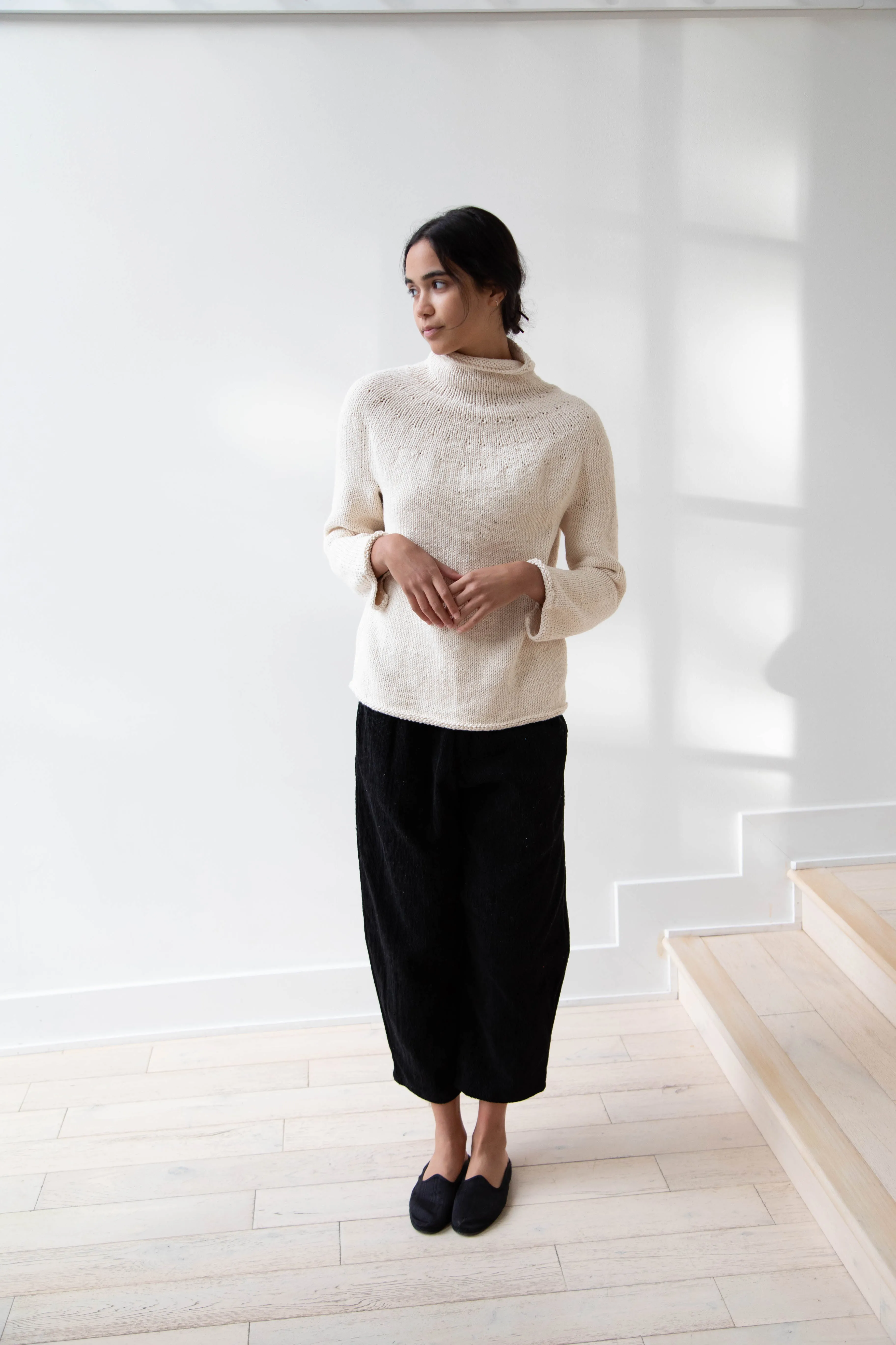 Nitto Café da Manha Sweater in Off White