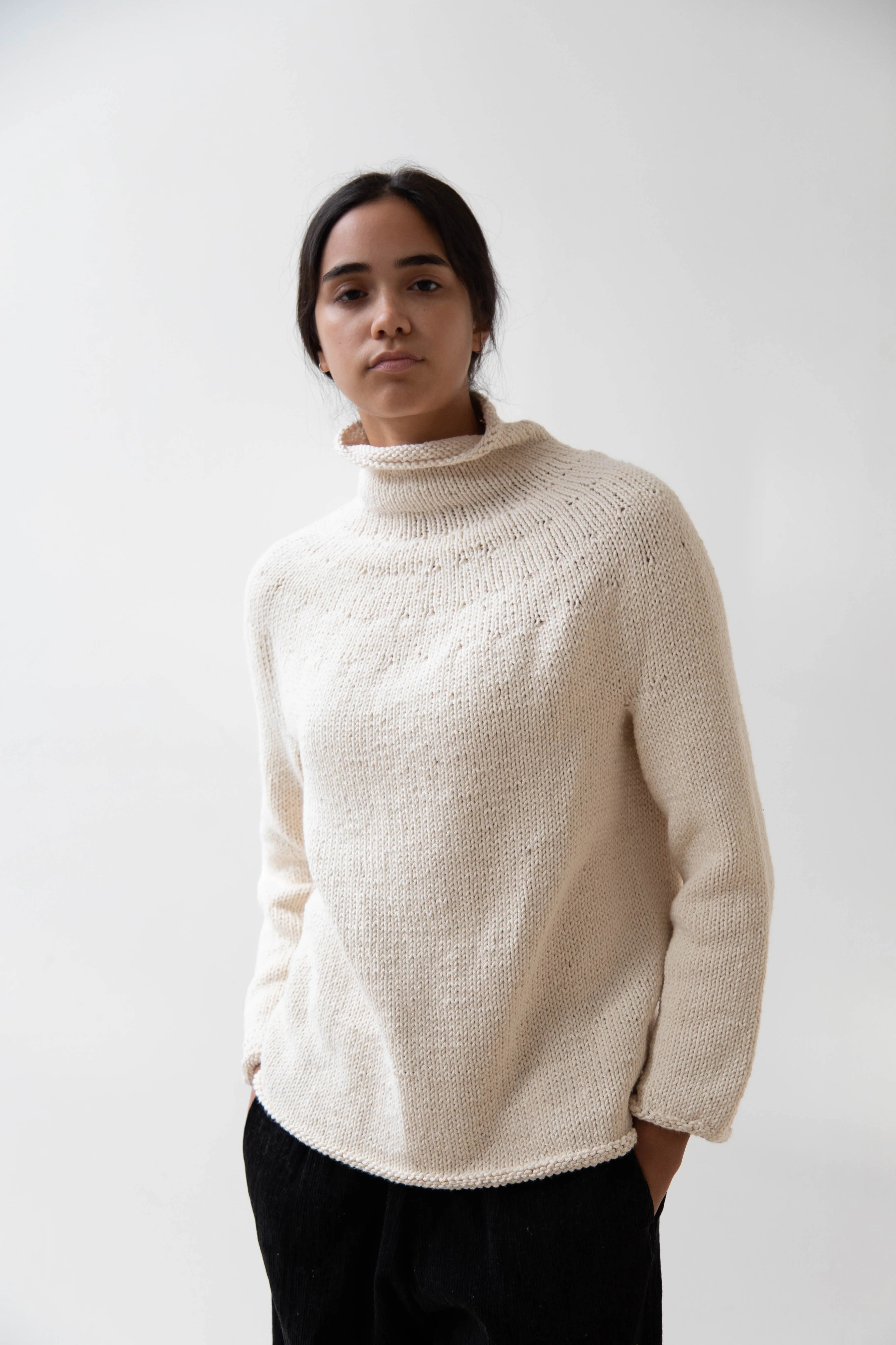 Nitto Café da Manha Sweater in Off White