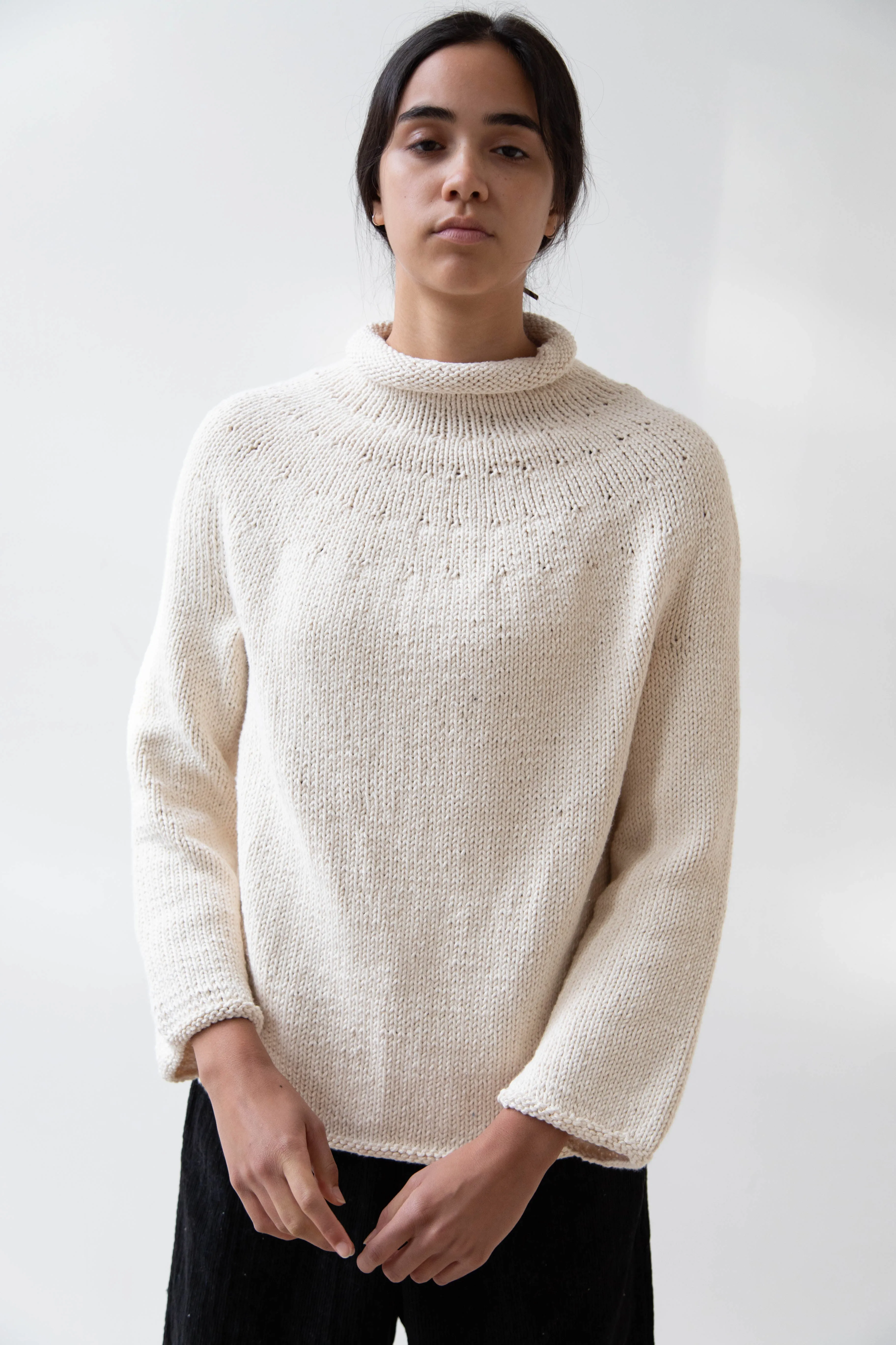 Nitto Café da Manha Sweater in Off White