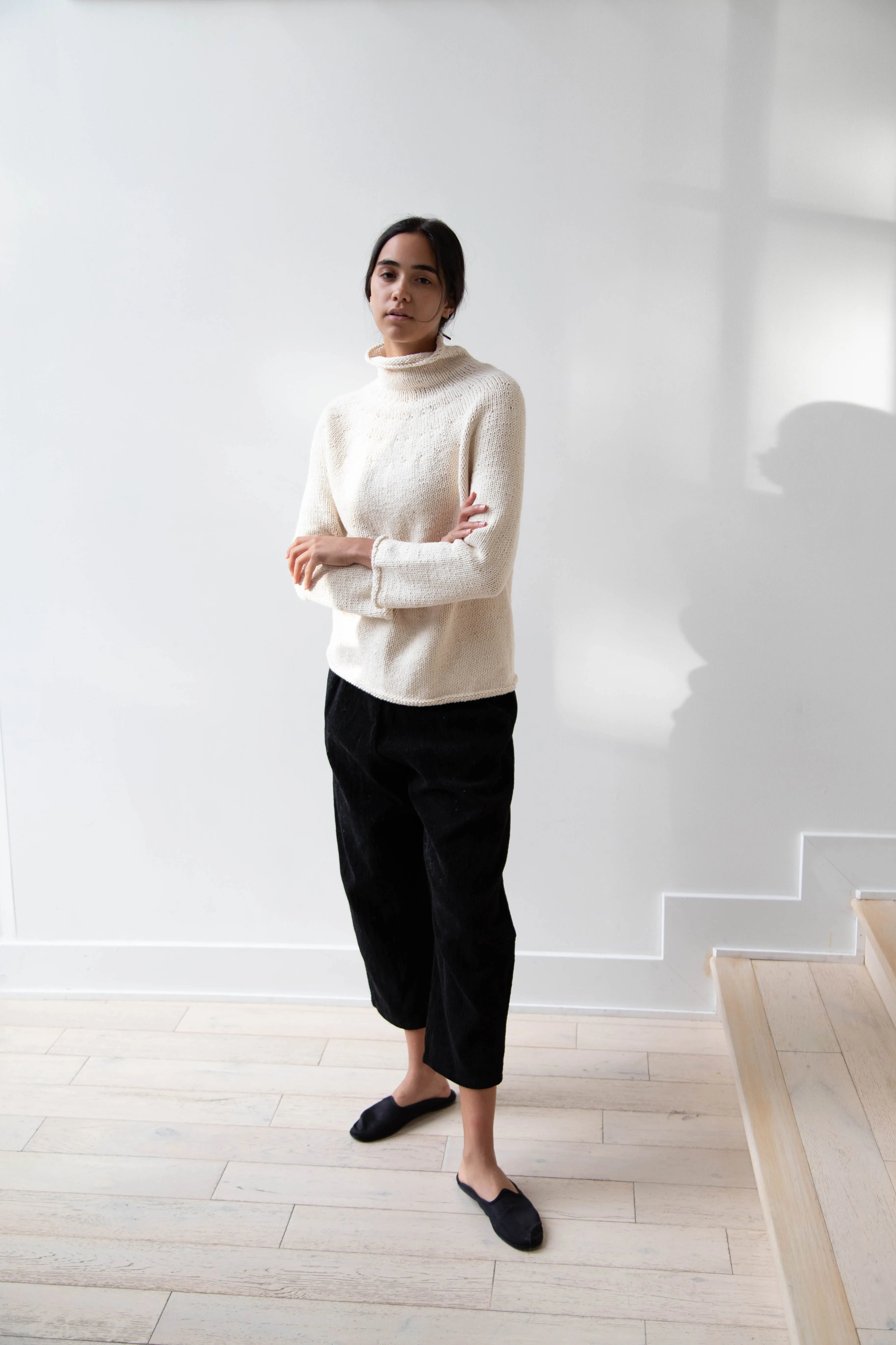 Nitto Café da Manha Sweater in Off White
