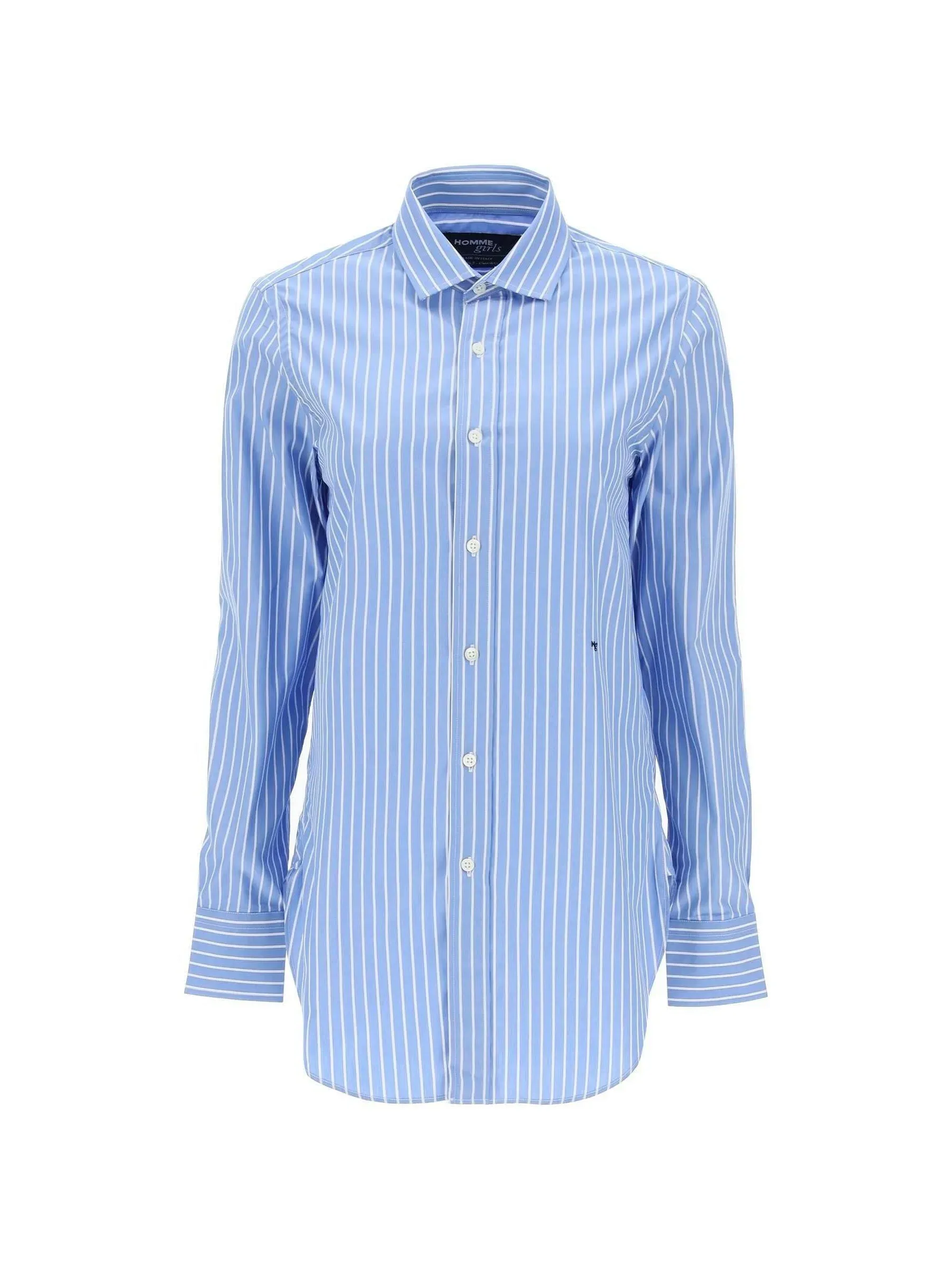 Pinstriped Poplin Shirt