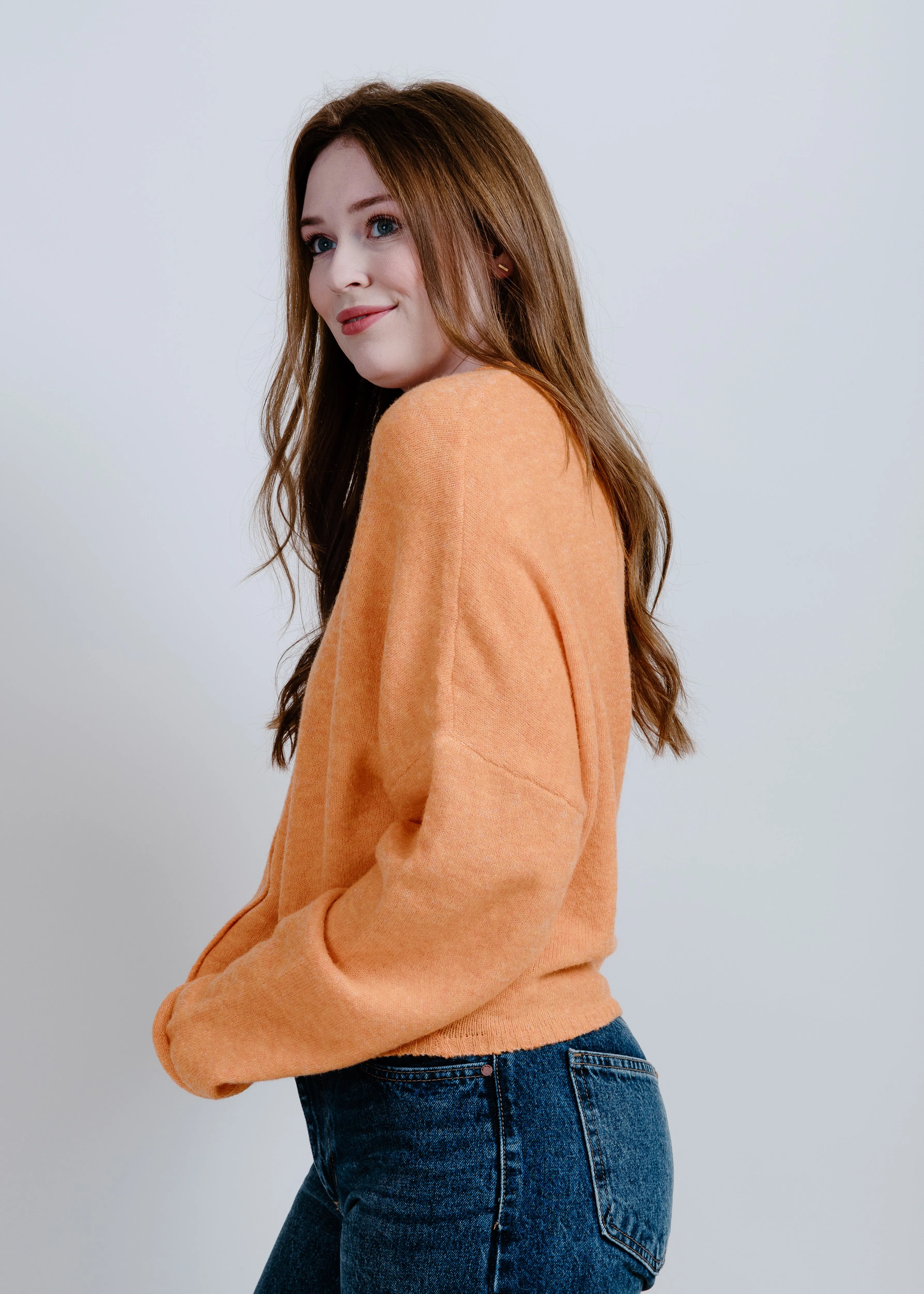 Piper Cardigan - Orange