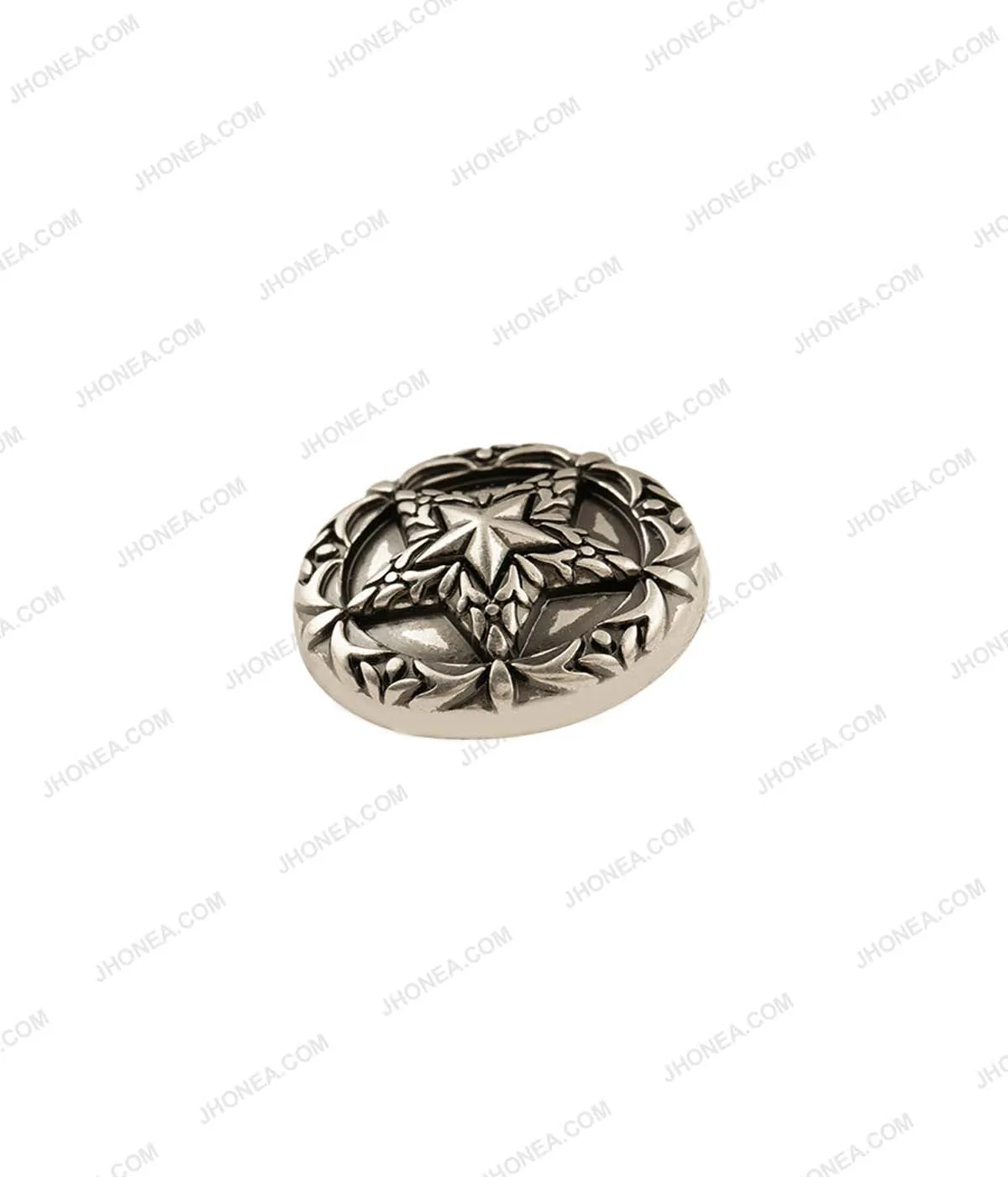 Premium Antique Vintage Star Design Metal Buttons for Coats