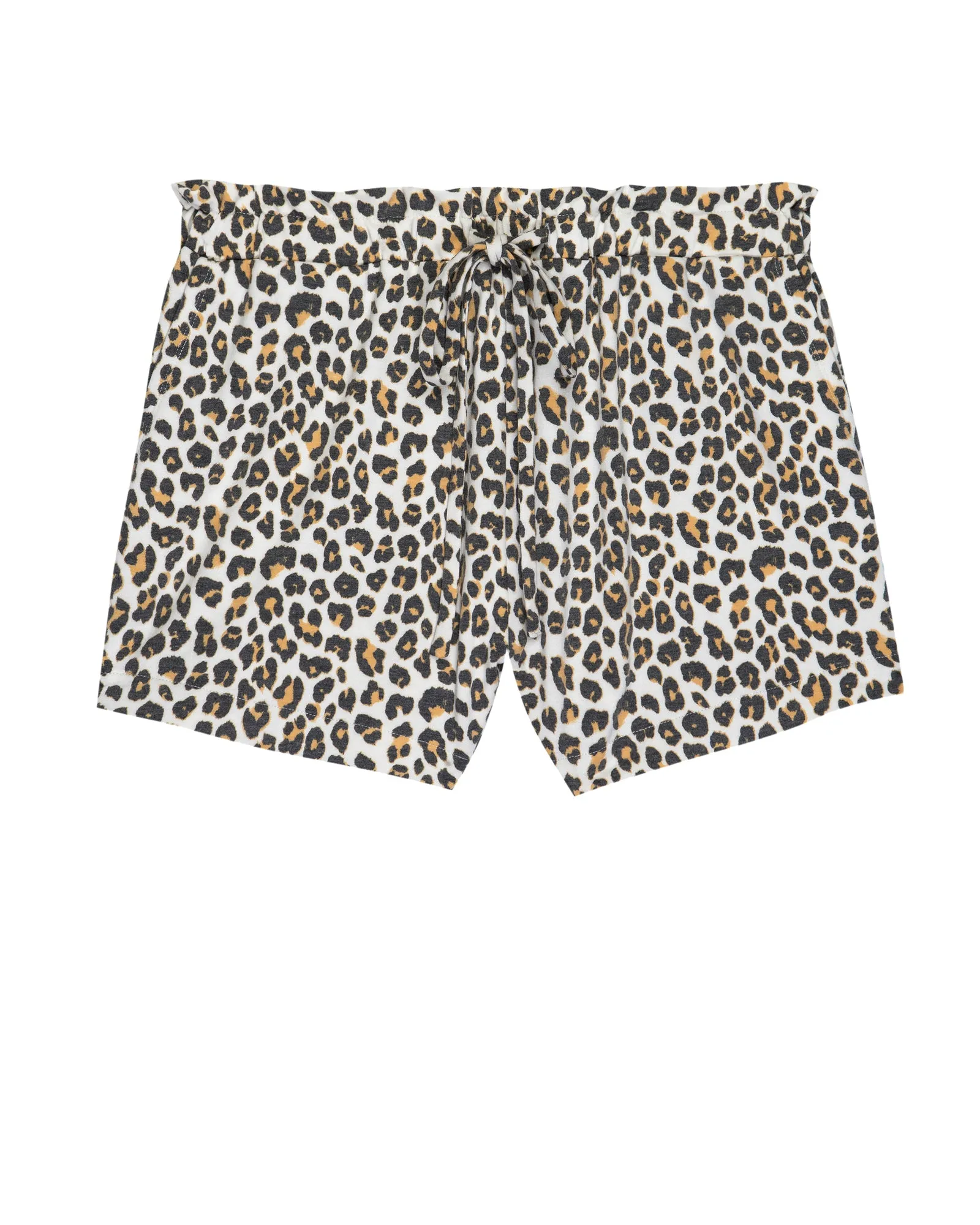 Sara Soft Shorts | Black / Brown
