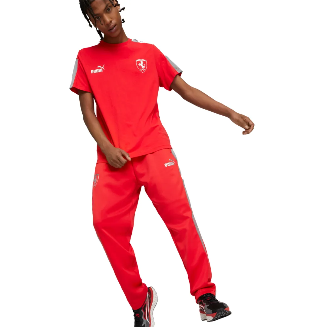 Scuderia Ferrari Race MT7 Monochromatic Track Adult Pants - Red