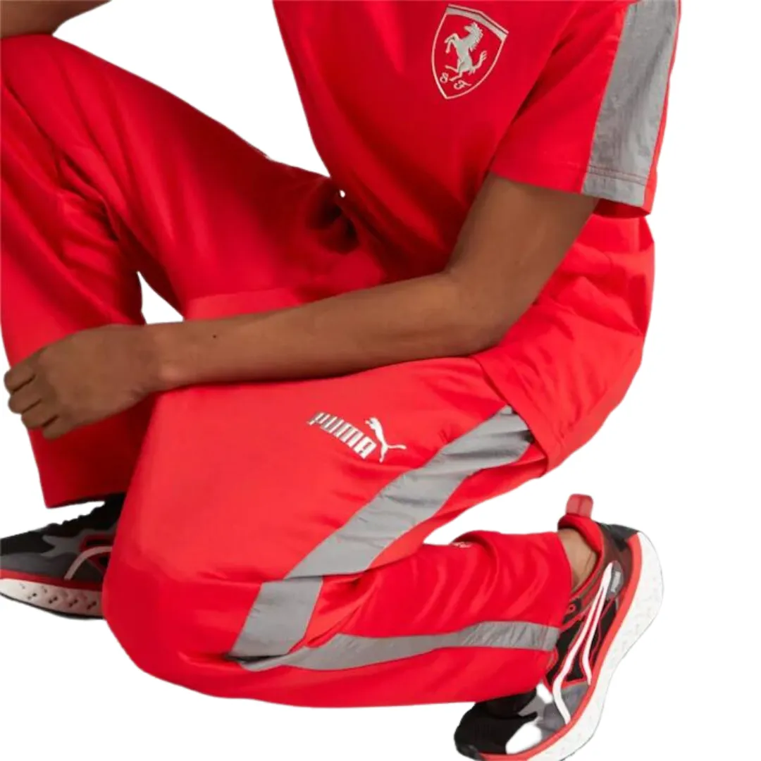 Scuderia Ferrari Race MT7 Monochromatic Track Adult Pants - Red