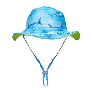 Snapper Rock Jawsome Waves Reversible Bucket Hat B00608