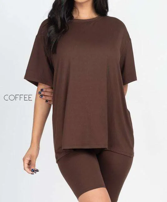 Soft Shorts Lounge Set