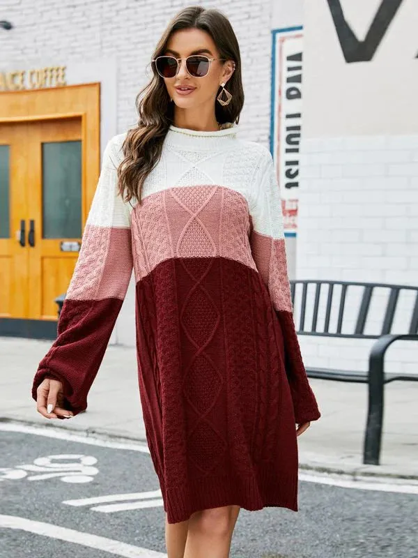 TastyHottie - STYLISH CASUAL LOOSE ROUND NECK LONG SWEATER