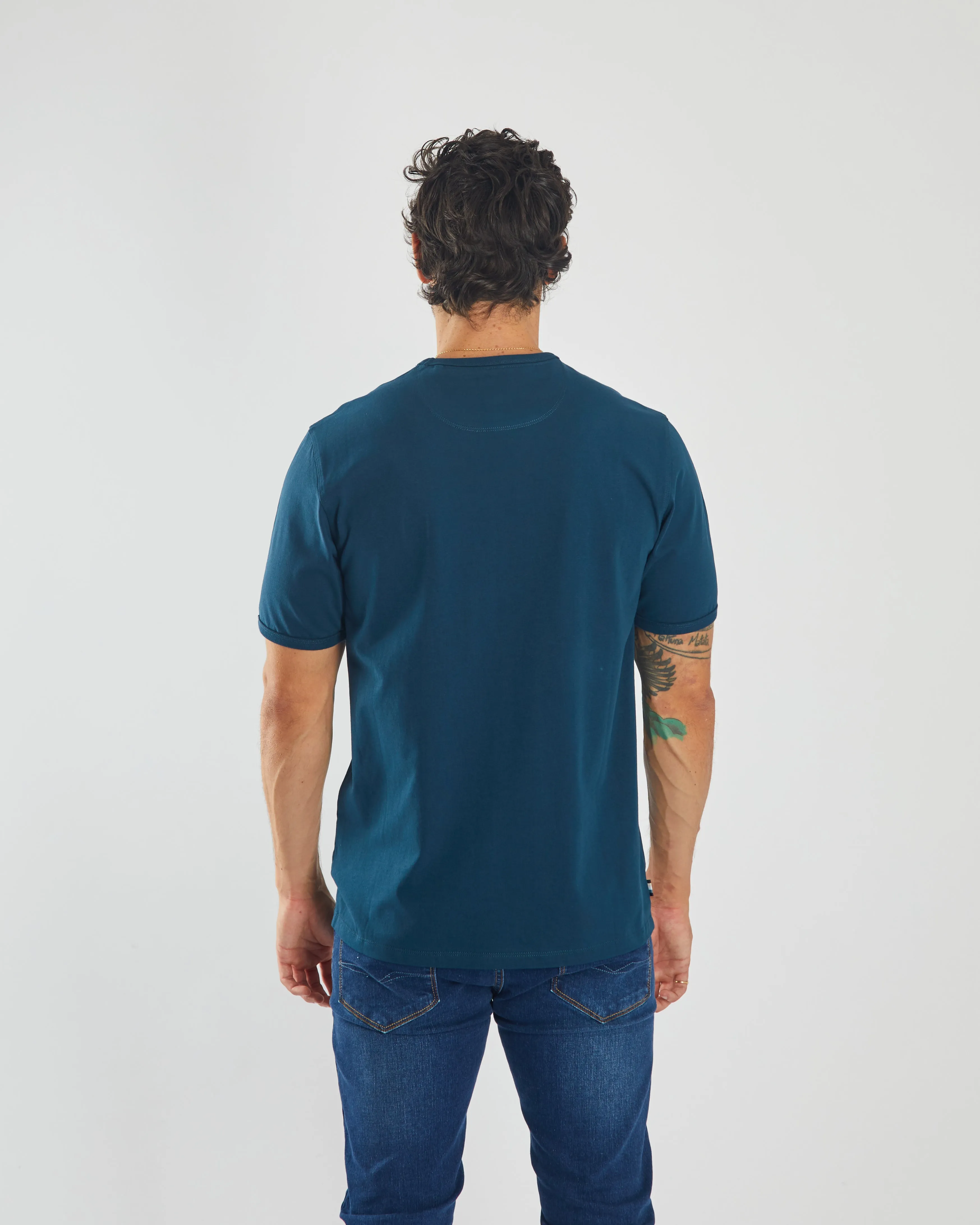 Thaddeus Tee Midnight Teal