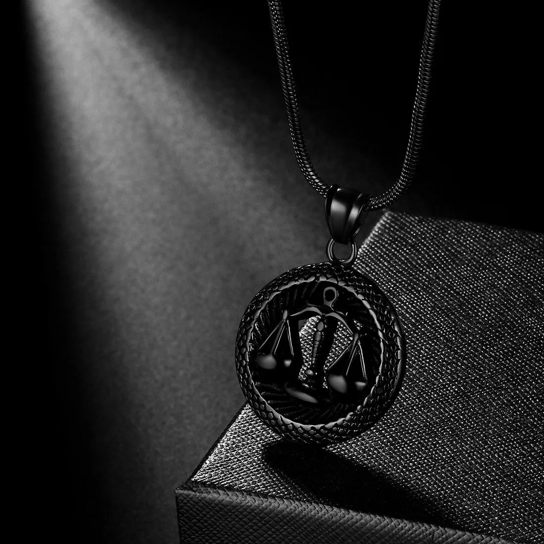 Tokyo Mart Men Zodiac Libra Necklace Pendant Star Sign Constellation Jewelry Women Boys Girls Birthday Gift