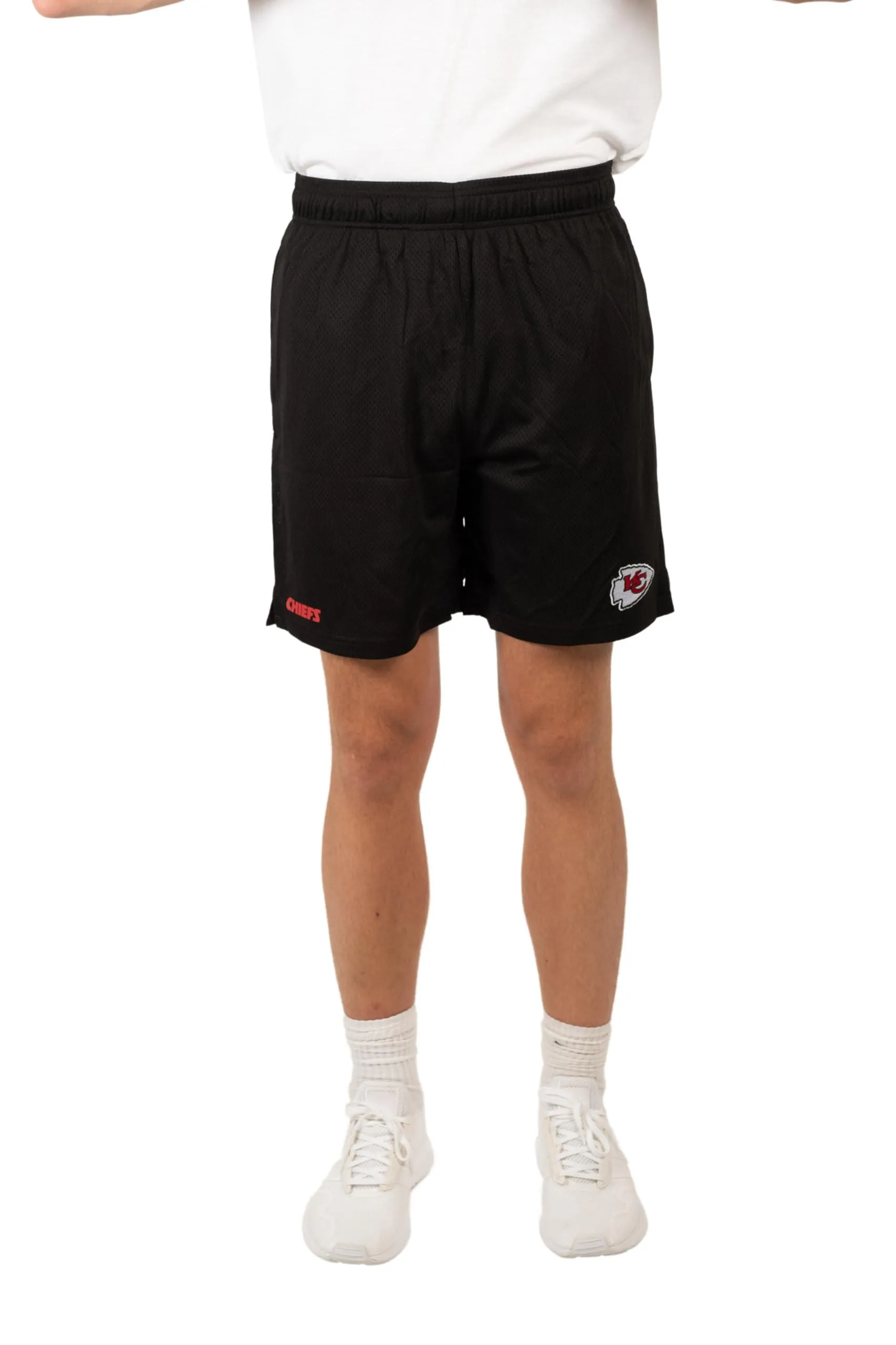 Ultra Game Men's NFL Official Super Soft Soft Mesh Active Training Shorts - Unisex, Kansas City Chiefs|Kansas City Chiefs