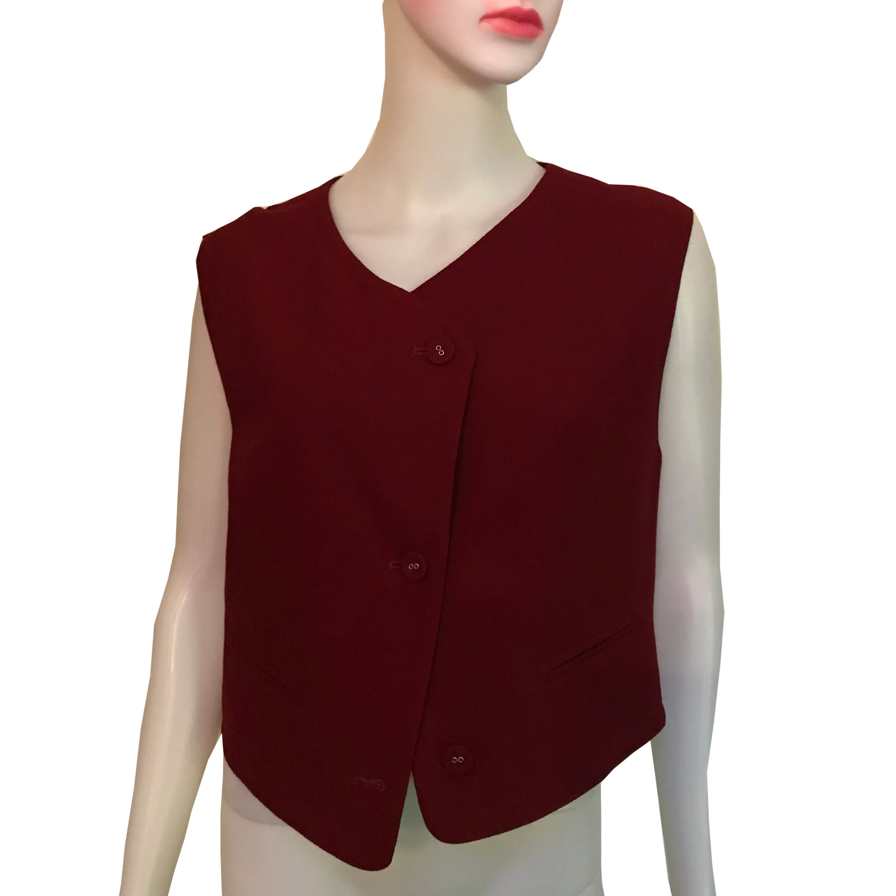 Vintage 1980s Anne Klein for Bergdorf Vest
