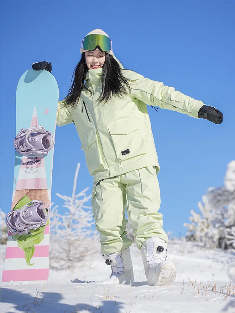 Women's High Experience Unisex Winter Snow Ace Waterproof Skiing Jacket
