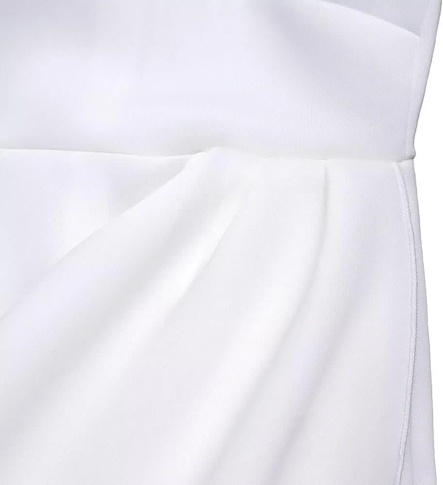 Women's Sexy Sleeveless Off Shoulder Bodycon Formal Party Evening Dress Midi Wedding Guest Dresses Prom Dress