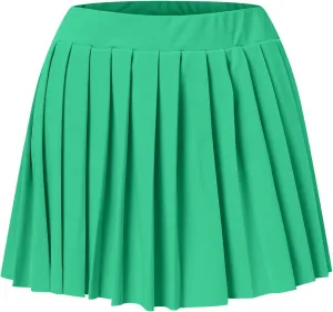 Women's SkirtsWomen's Pleated Mini Skirts Sexy Club High Wiast Stretchy Tennis Skater Midi Skirts for Women High